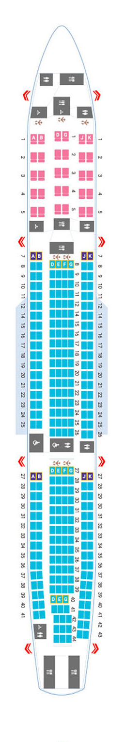 China Airlines Airbus A Seat Map