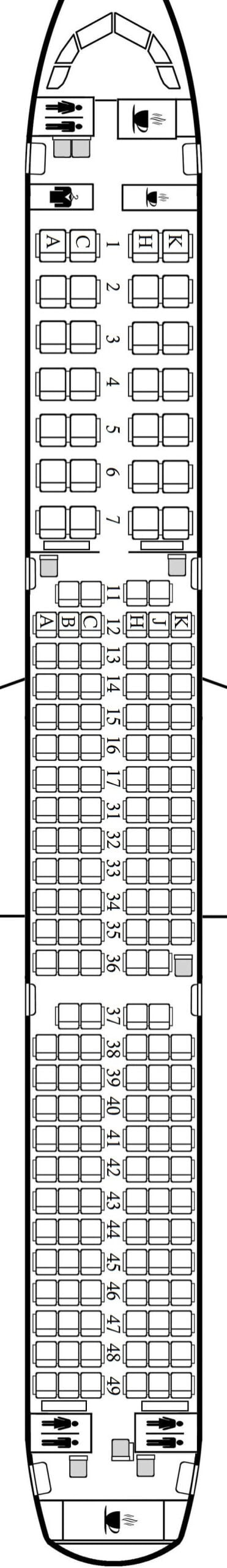 Airbus a321 air astana схема салона