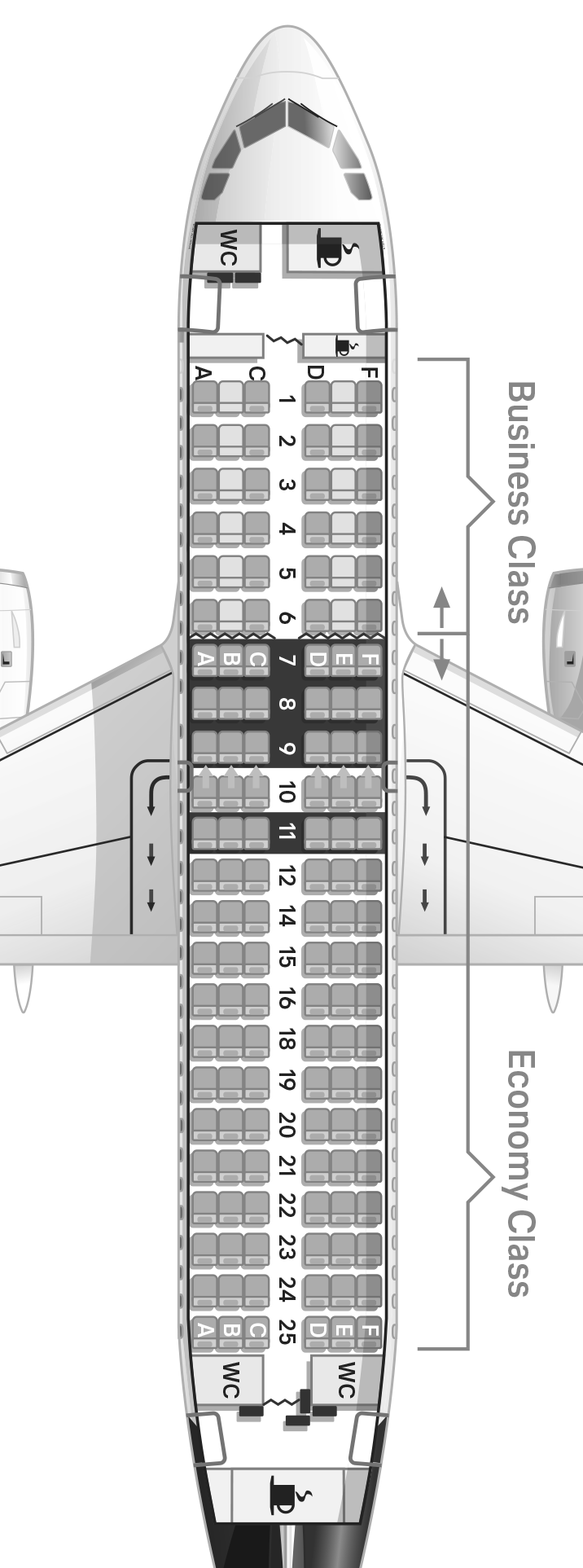 Lufthansa Airbus A319 Seat Map